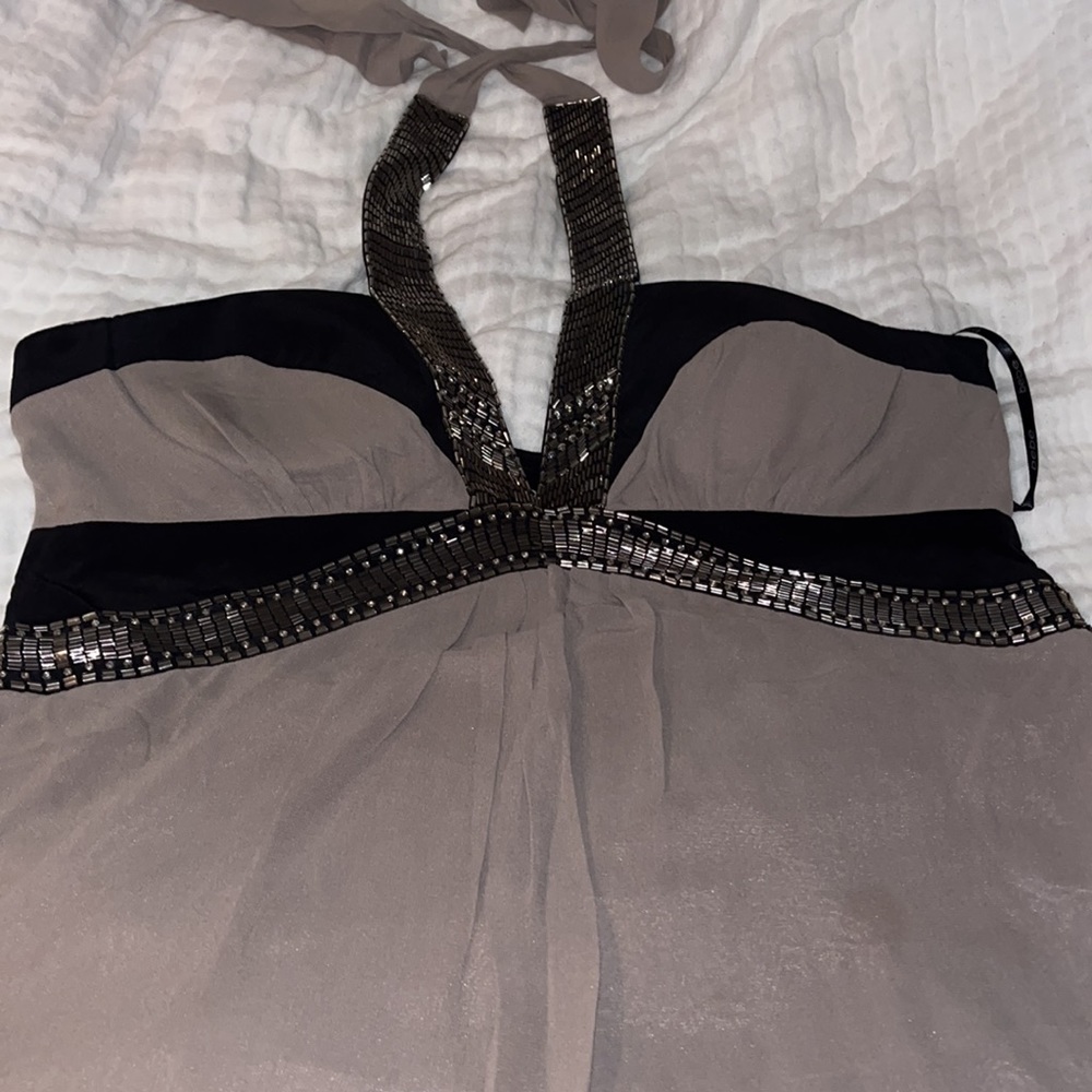 Bebe silk halter dress - Picture 3 of 7